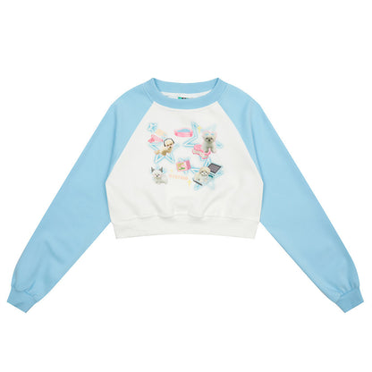 Puppy XINGX Printed Crew Neck Sweatshirt