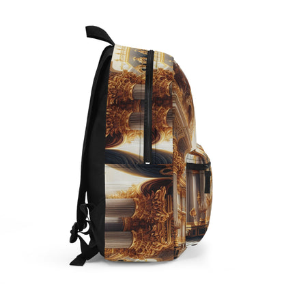 "Regal Splendor: A Gold-Plated Baroque Palace" - The Alien Backpack Baroque Style