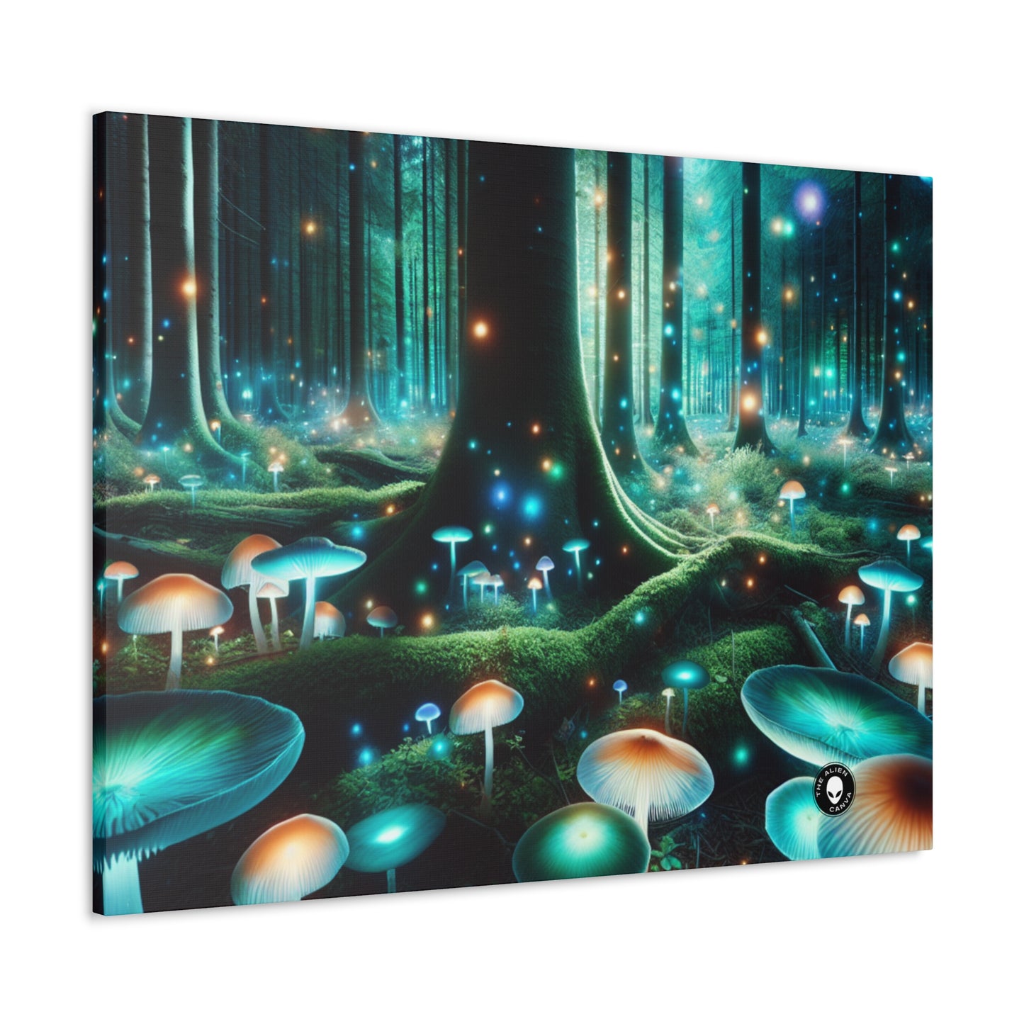 "Enchanted Night in the Fungus Forest" - The Alien Canva