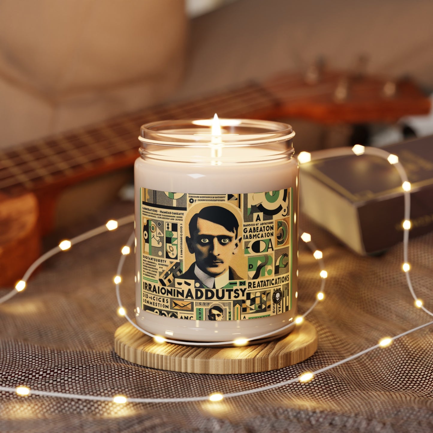 "Cacophony of Mundane Madness: A Dadaist Collage" - The Alien Scented Soy Candle 9oz Dadaism