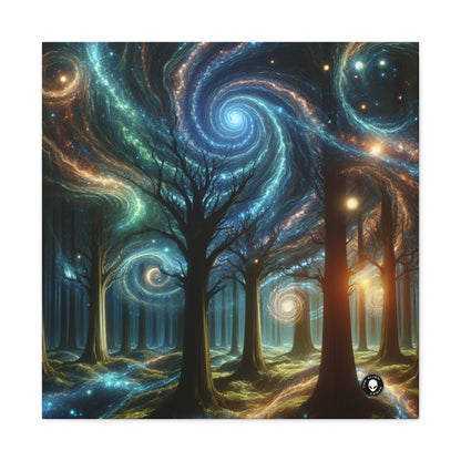 "Galactic Woods: A Celestial Dreamscape" - The Alien Canva