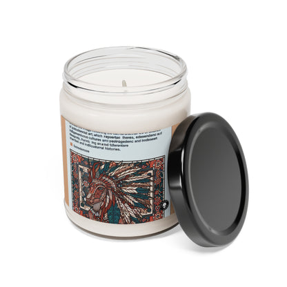 "Resilience Unveiled: A Postcolonial Celebration" - The Alien Scented Soy Candle 9oz Postcolonial Art