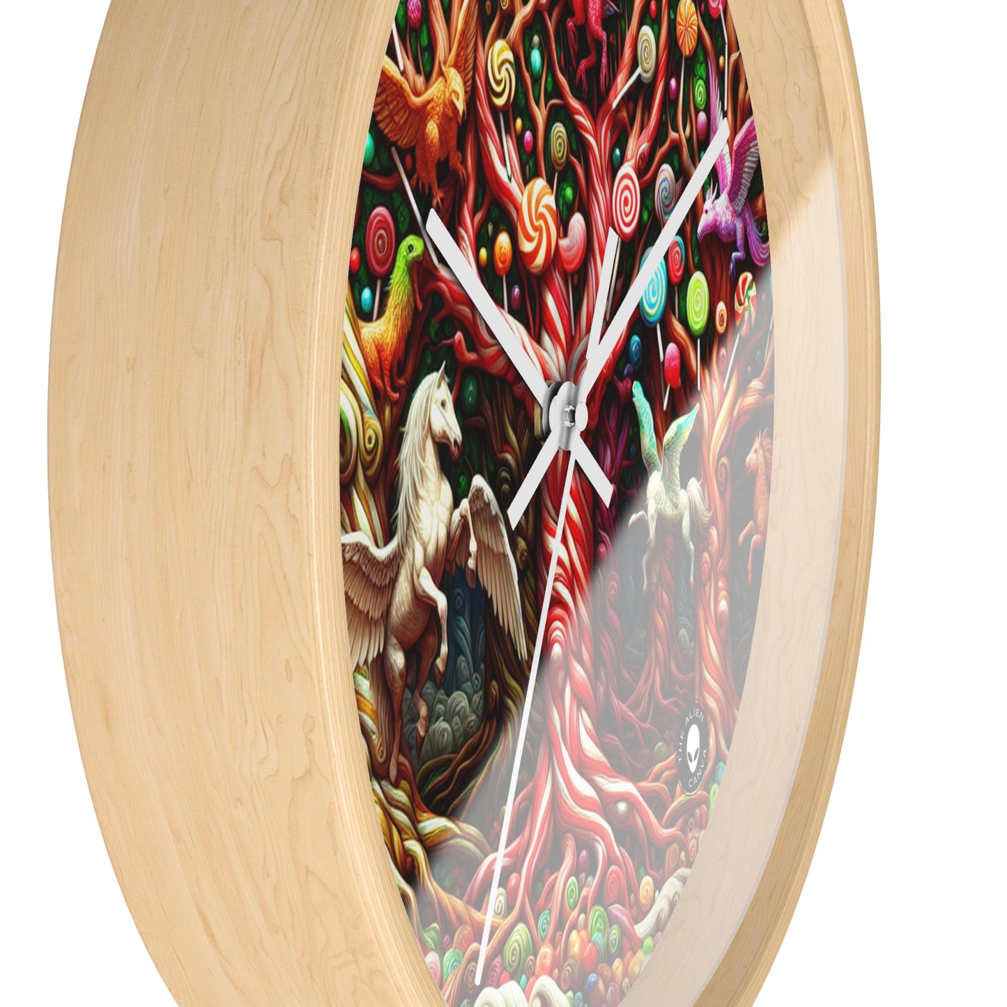 "Sweet Forest Whimsy" - The Alien Wall Clock