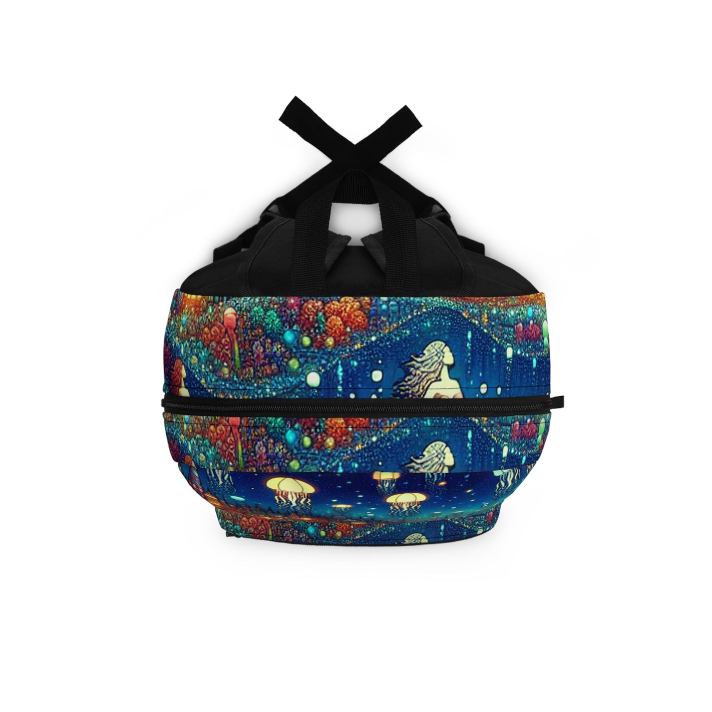 "Glowing Jellyfish City: A Whimsical Underwater World" - The Alien Backpack