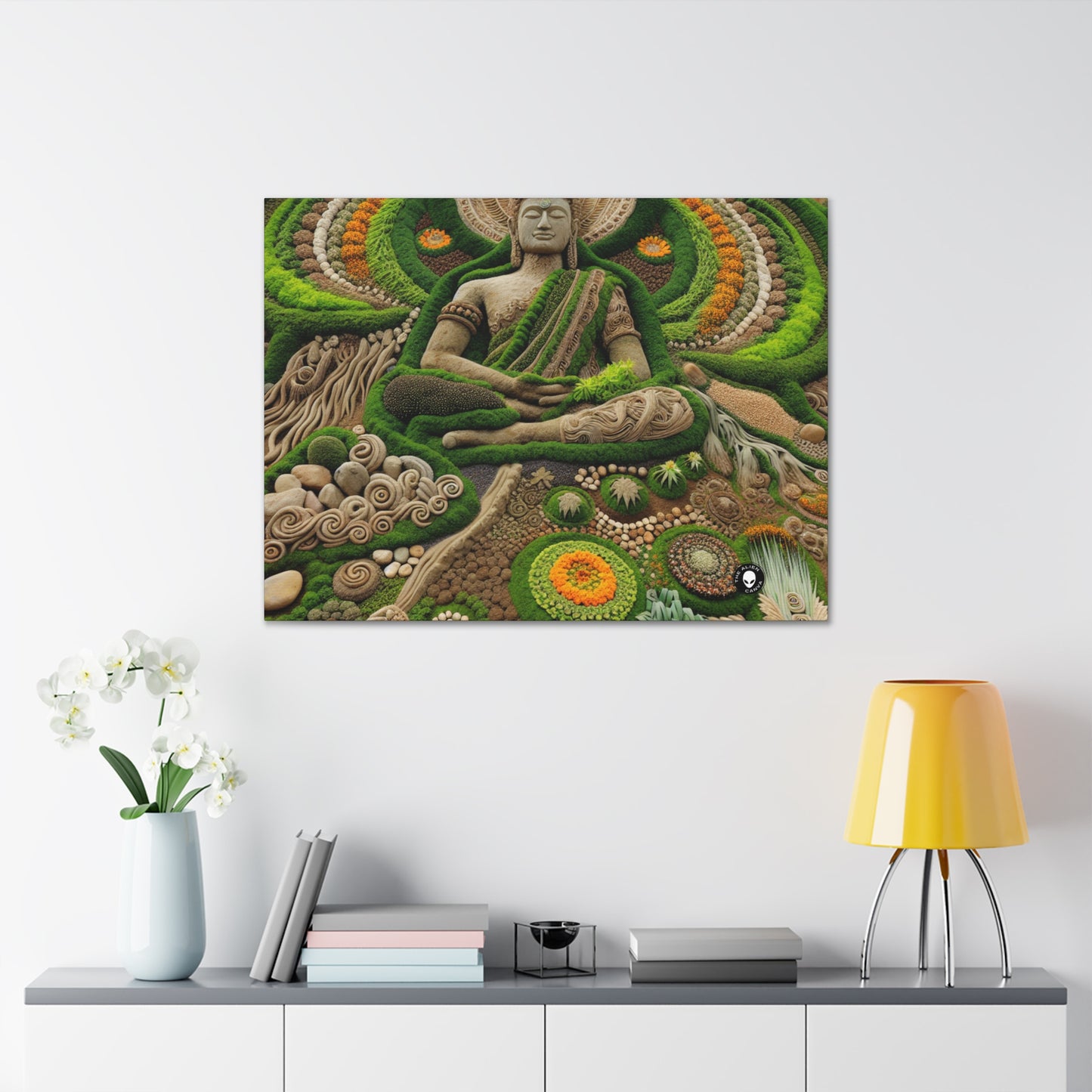 "Forest Mandala: A Harmony of Nature" - The Alien Canva Earth Art