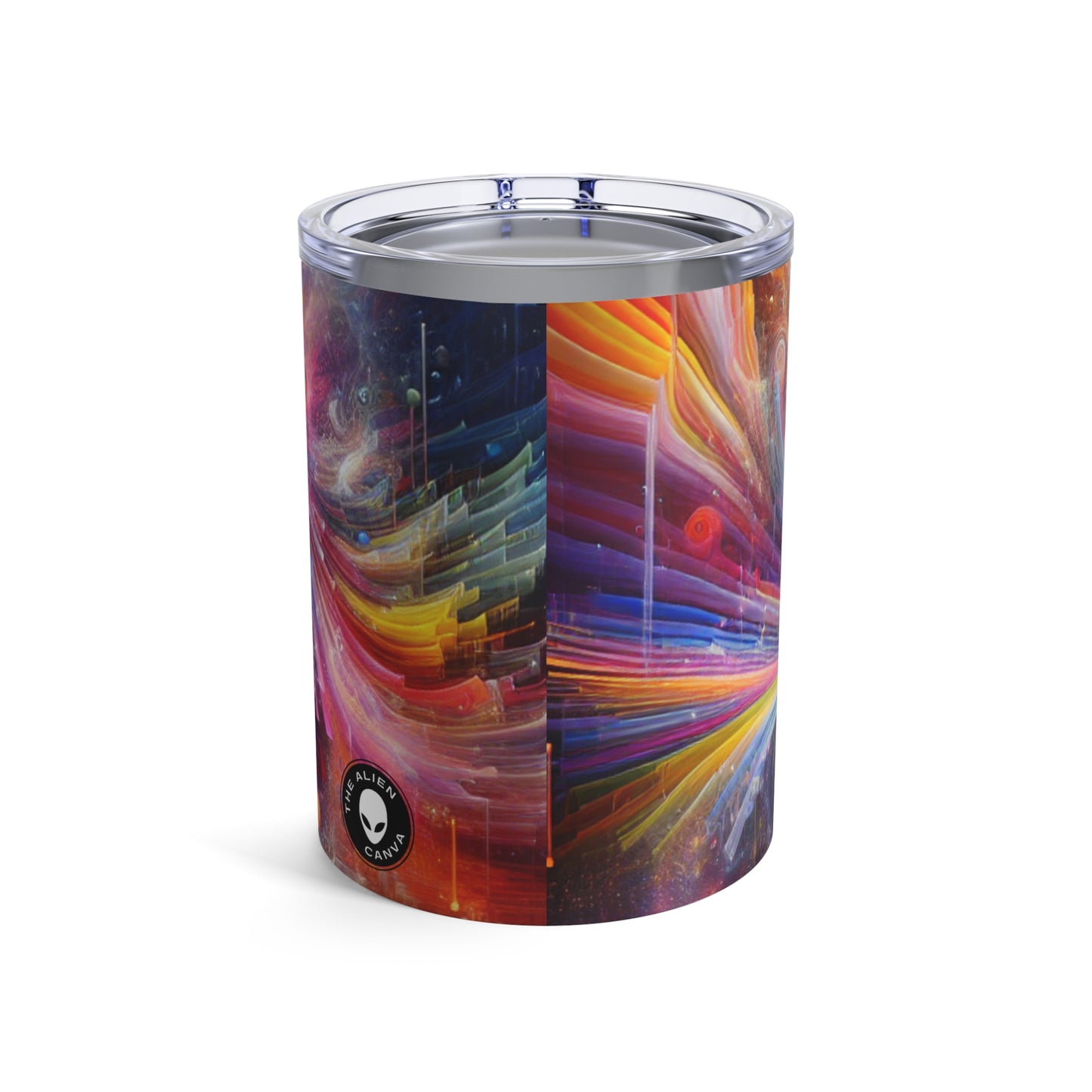 "Chromatic Sundown: Time-Lapse Sky Art" - Videoarte de 10 oz del vaso alienígena