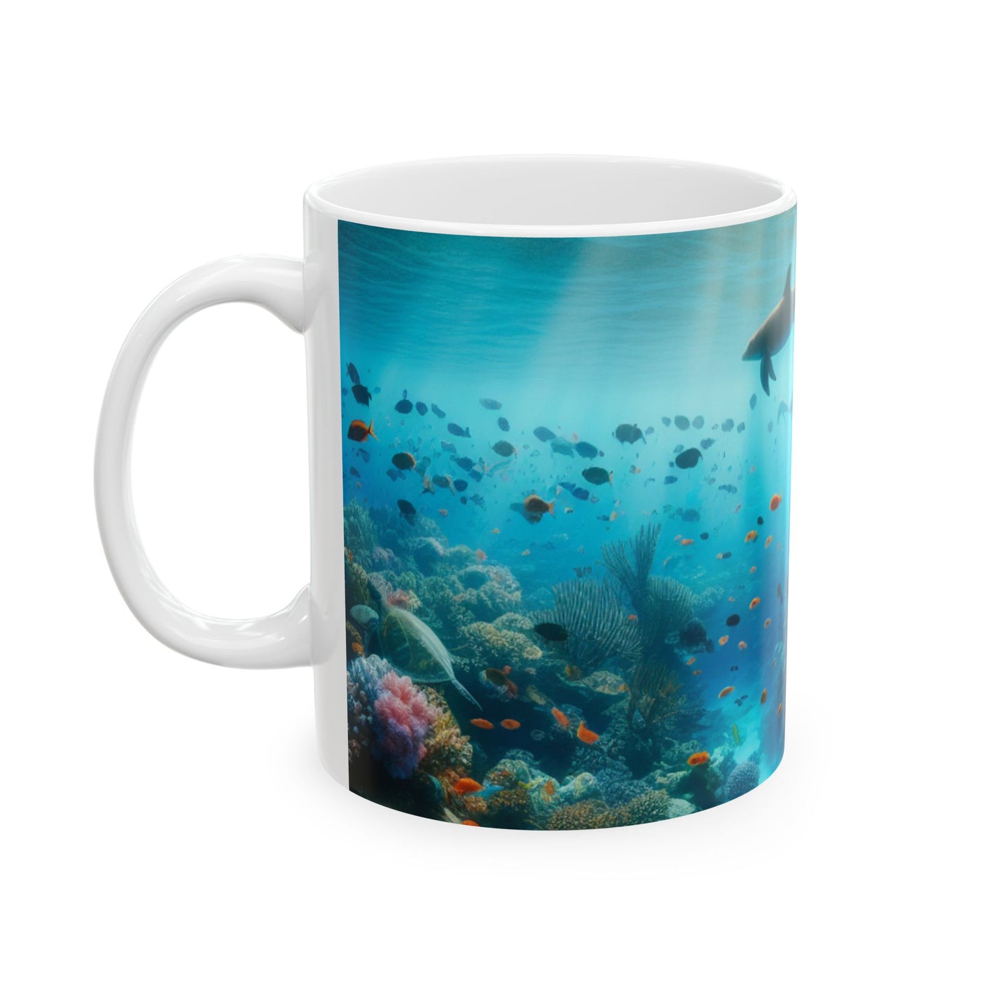 "Underwater Symphony" - The Alien Ceramic Mug 11oz