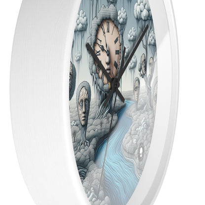 "Fantasy Wonderland: Where Time Bends and Trees Talk" - The Alien Wall Clock