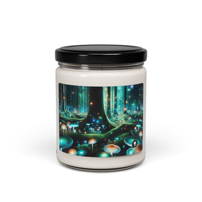 "Nuit enchantée dans la forêt fongique" - Bougie parfumée au soja Alien 9oz