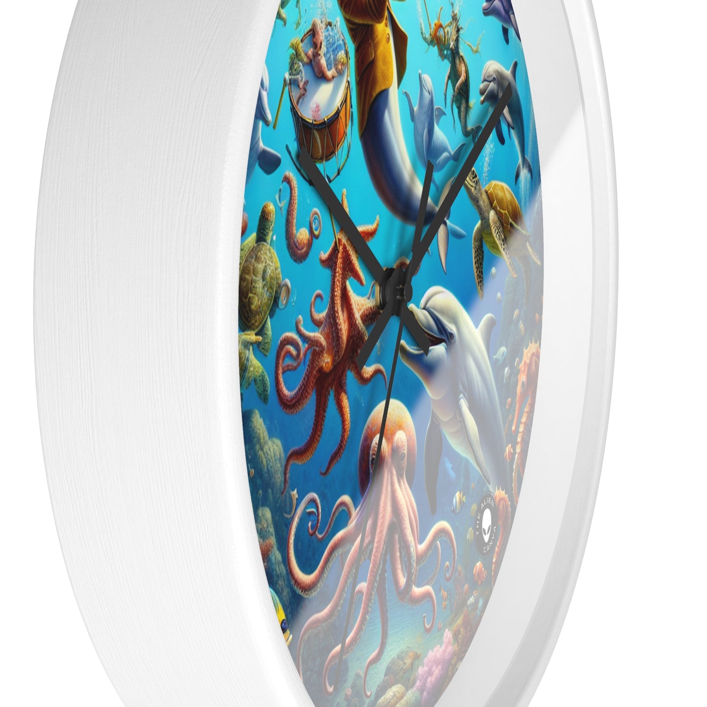 "Musical Reef Spectacle" - The Alien Wall Clock