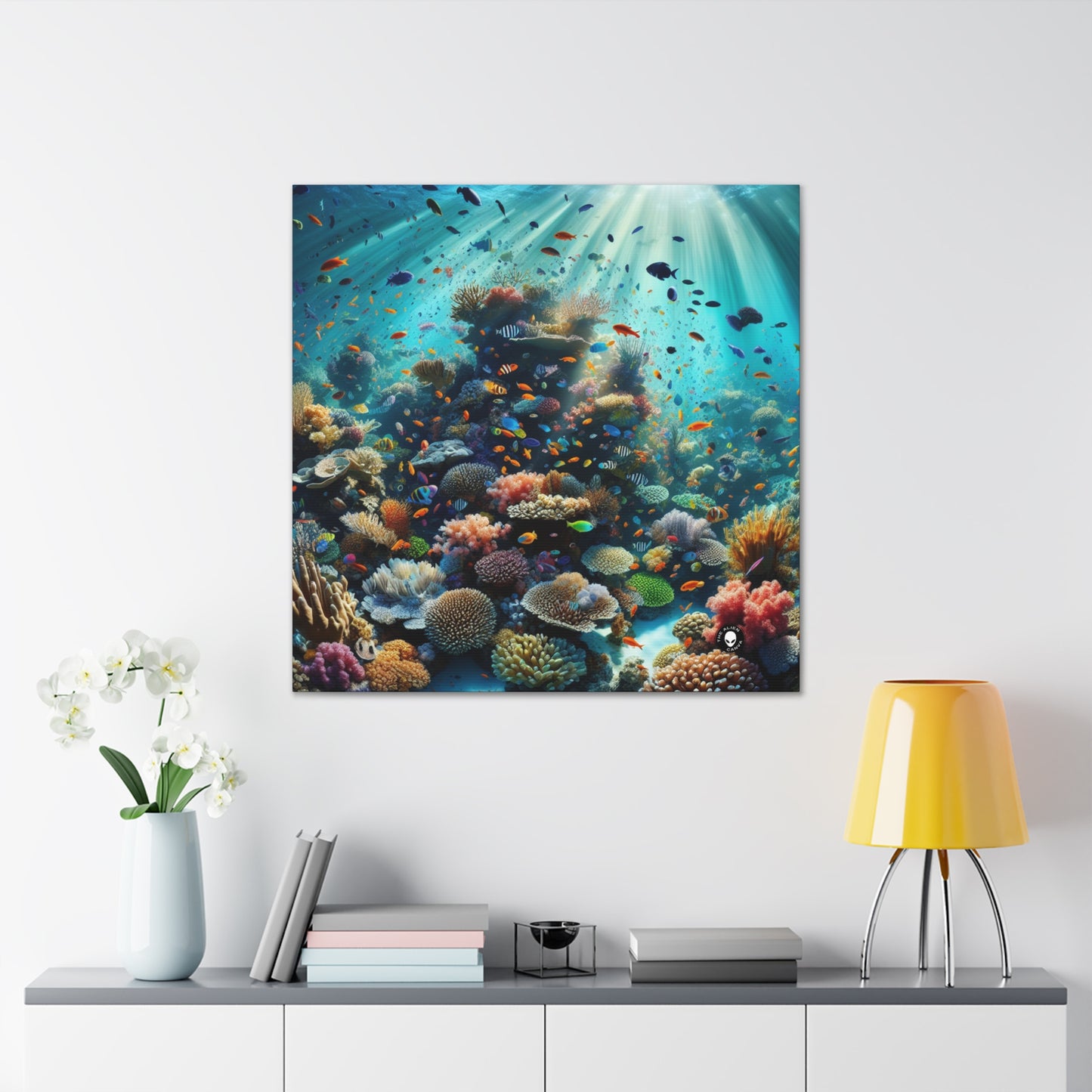 "Paradis sous-marin : le joyau de la mer" - The Alien Canva