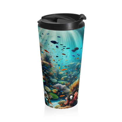 "Underwater Paradise: The Jewel of the Sea" - The Alien Stainless Steel Travel Mug