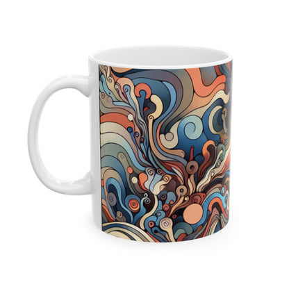 "Unleashing the Unconscious: A Surrealistic Exploration" - The Alien Ceramic Mug 11oz Surrealist Automatism