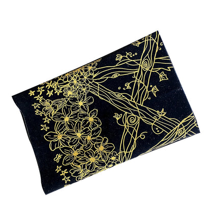 Thick Velvet Crystal Flower Story Tarot Tablecloth