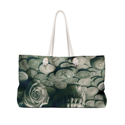 "Lingering Decay" - The Alien Weekender Bag Vanitas Painting Style