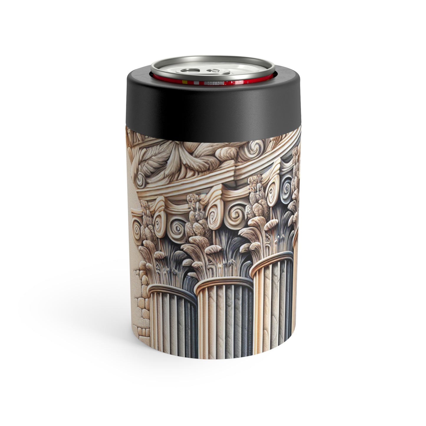 "3D Wall Columns: An Architectural Artpiece" - The Alien Can Holder Trompe-l'oeil Style