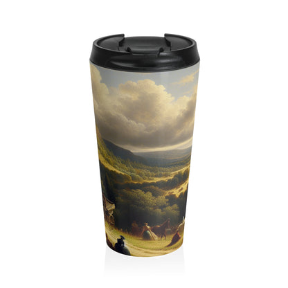 Everyday Treasures: Revealing the Artistic Beauty of Mundane Objects - The Alien Stainless Steel Travel Mug Realism