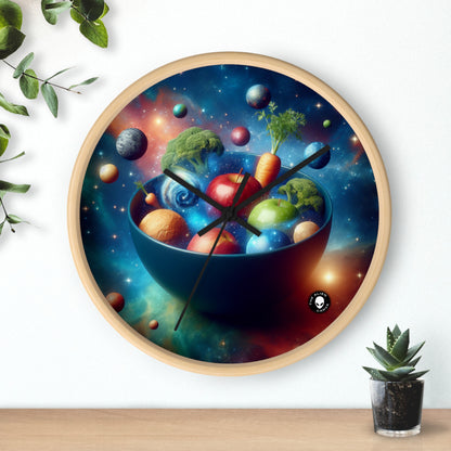 "Galactic Fruit Salad" - The Alien Wall Clock