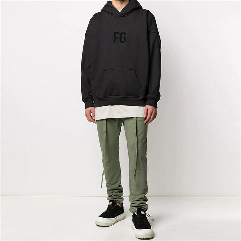 MIEDO DE DIOS Temporada 6 Tendencia de la línea principal Suelta FG Rich Sudadera con capucha bordada Sudadera con capucha Niebla High Street Trend