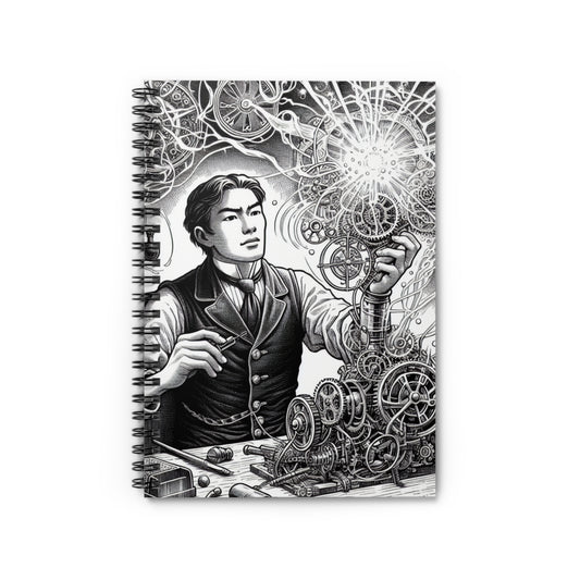 "Dream Weaver" - The Alien Spiral Notebook (Ruled Line) Manga/Anime Art Style