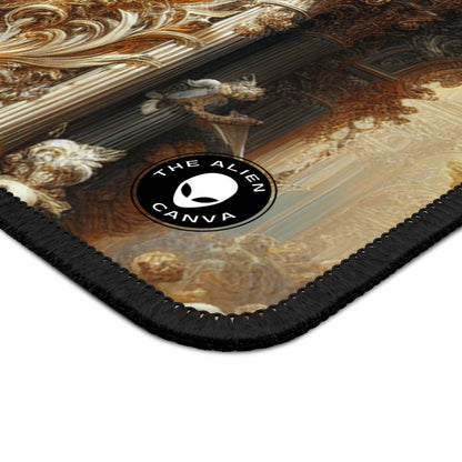 "Baroque Banquet: A Feast of Opulence" - The Alien Gaming Mouse Pad Baroque