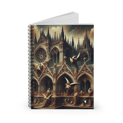 - The Alien Spiral Notebook (Ruled Line) Gothic Art