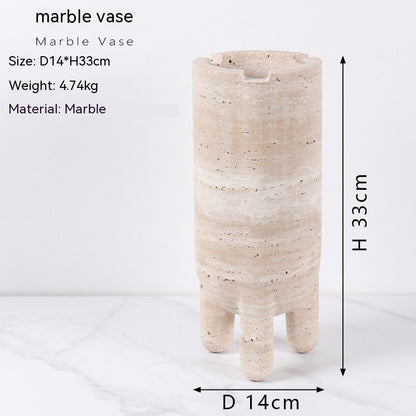 Marble Hydroponic Green Plant Soft Home Decoration Decorative Vase