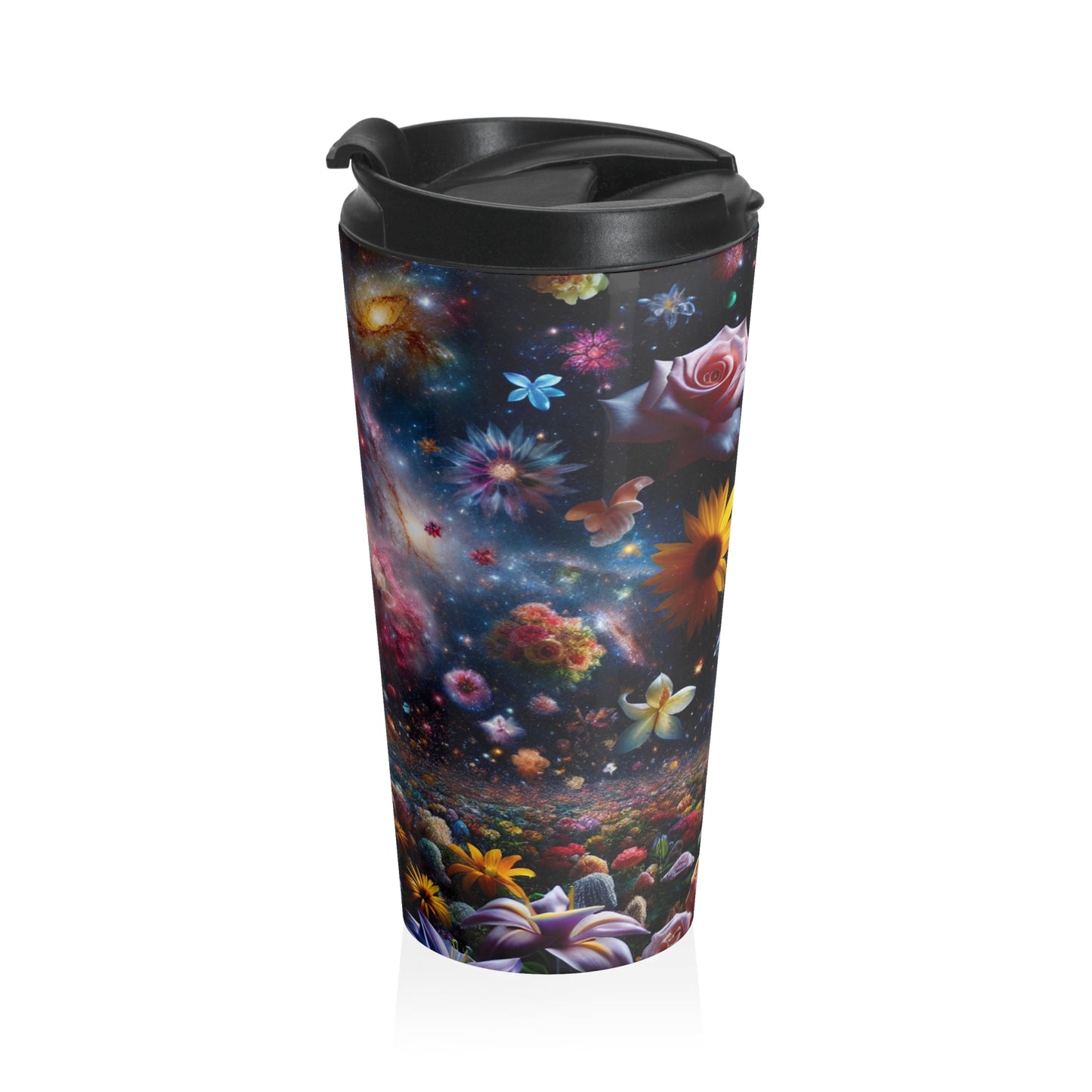 "Floral Constellations" - The Alien Stainless Steel Travel Mug