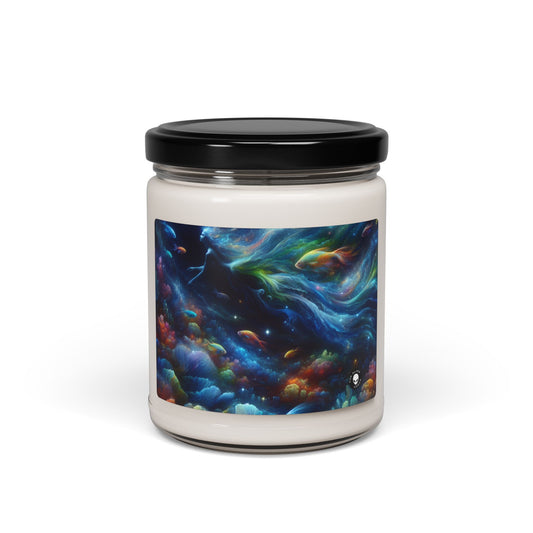 "Enchantment Under the Stars: A Mystical Underwater Journey" - The Alien Scented Soy Candle 9oz