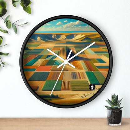 "Forest Mandala: La armonía de la naturaleza" - El reloj de pared alienígena Land Art