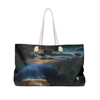 "The Storm's Embrace: A Romantic Landscape" - The Alien Weekender Bag Romanticism