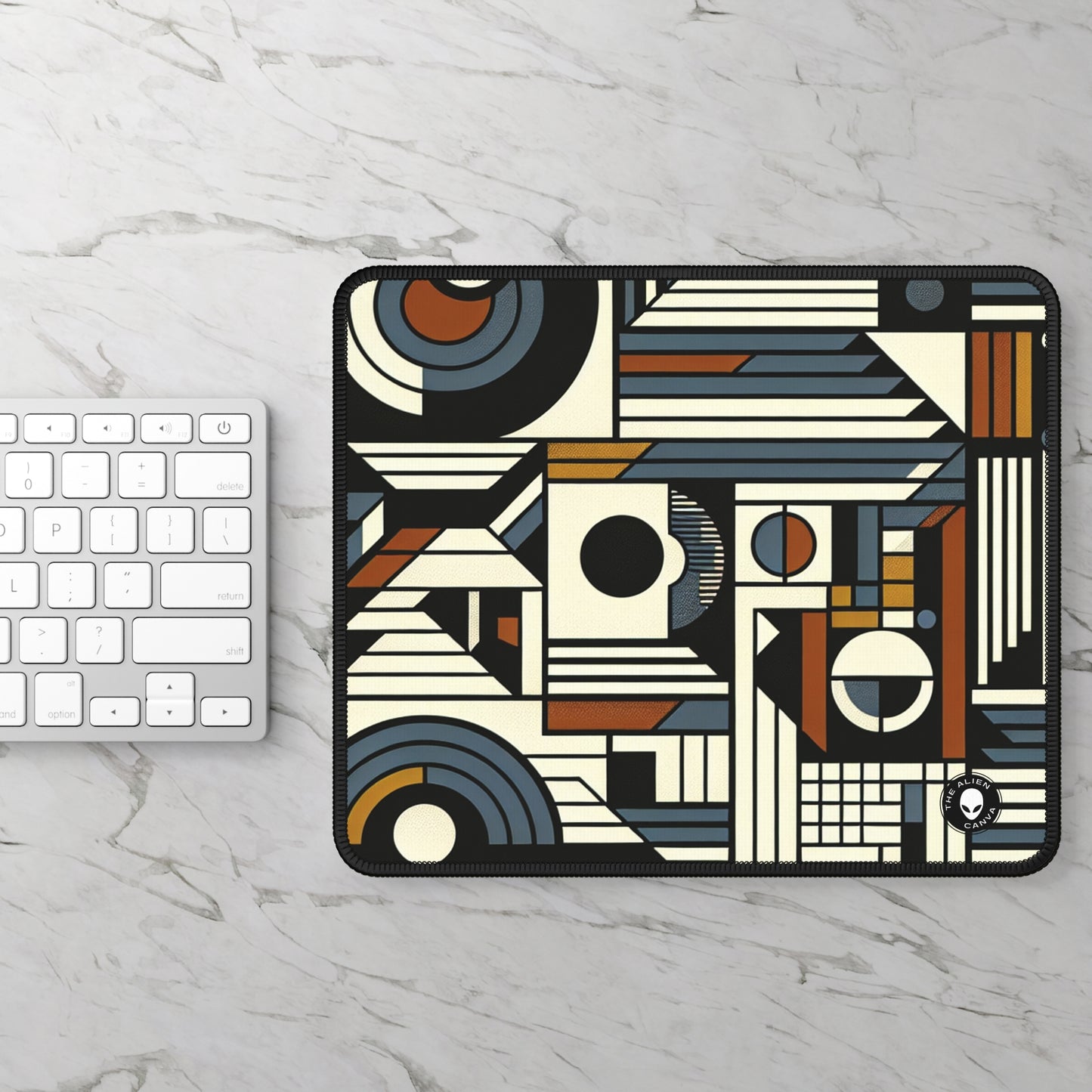 "Urban Elegance: A Concrete Art Exploration" - The Alien Gaming Mouse Pad Concrete Art