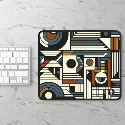 "Elegancia urbana: una exploración del arte concreto" - The Alien Gaming Mouse Pad Concrete Art