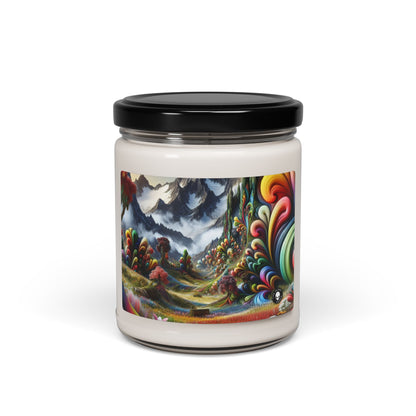 "Candy Mountains and Whimsical Valleys" - The Alien Scented Soy Candle 9oz