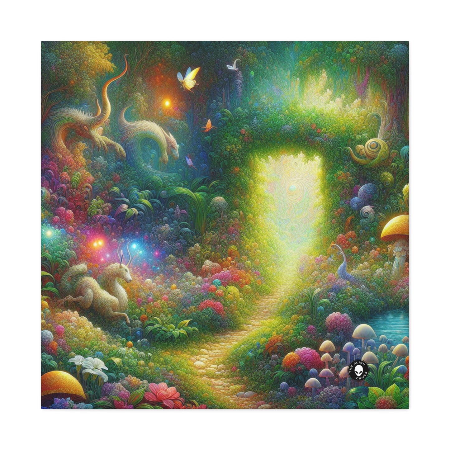 "Mystical Garden of Enchantment" - The Alien Canva