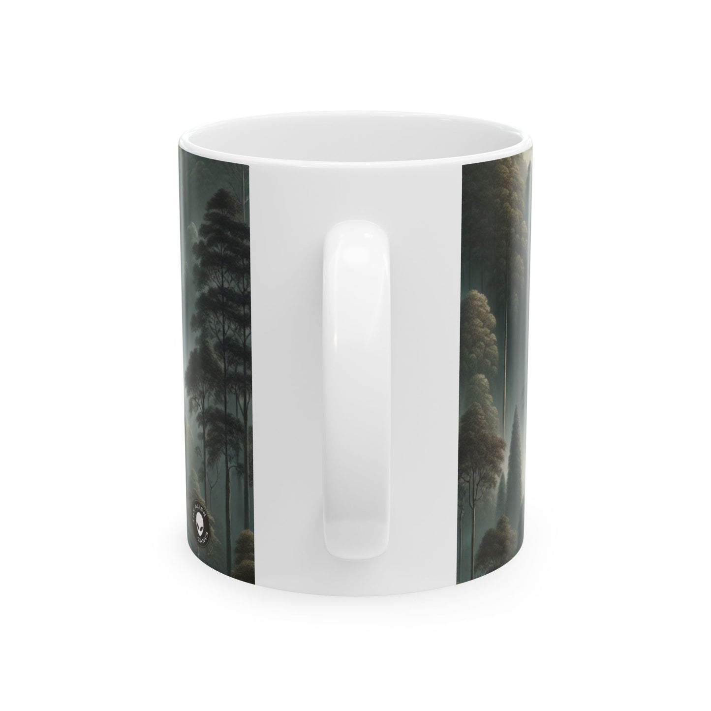 « Misty Forest Retreat » – La tasse en céramique Alien 11 oz