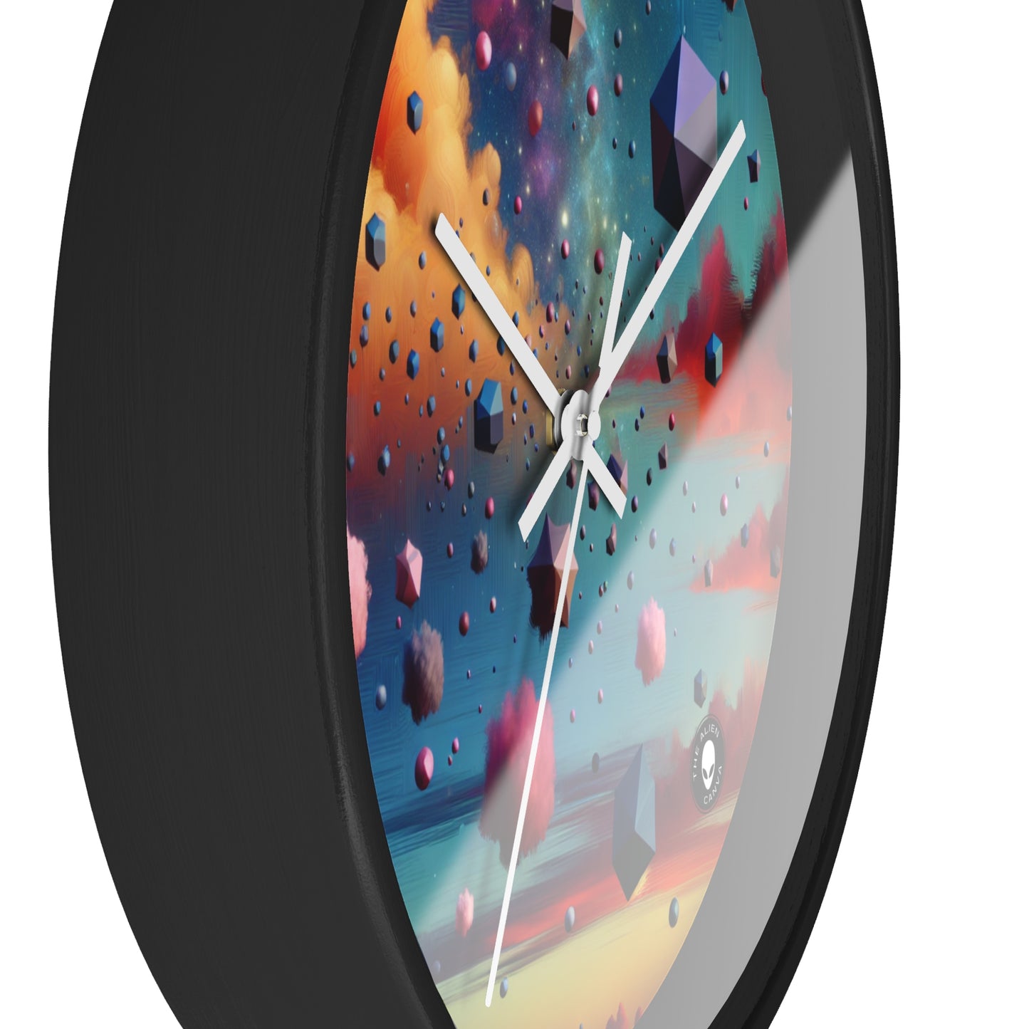 "Floating Dimensions: A Surreal Sky" - The Alien Wall Clock