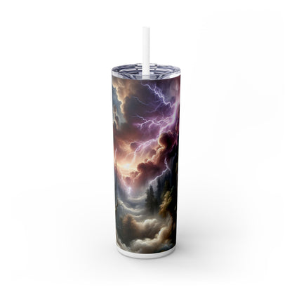 "Forêt Thunderstruck" - The Alien Maars® Skinny Tumbler avec paille 20oz