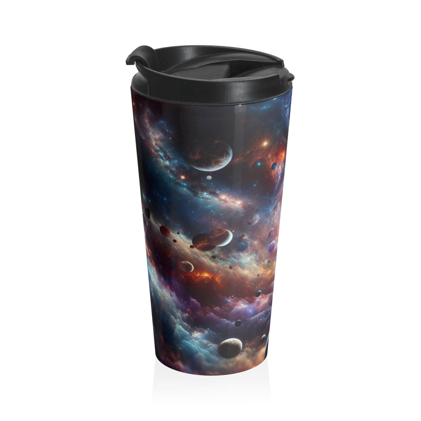 "Galactic Symphony" - The Alien Stainless Steel Travel Mug