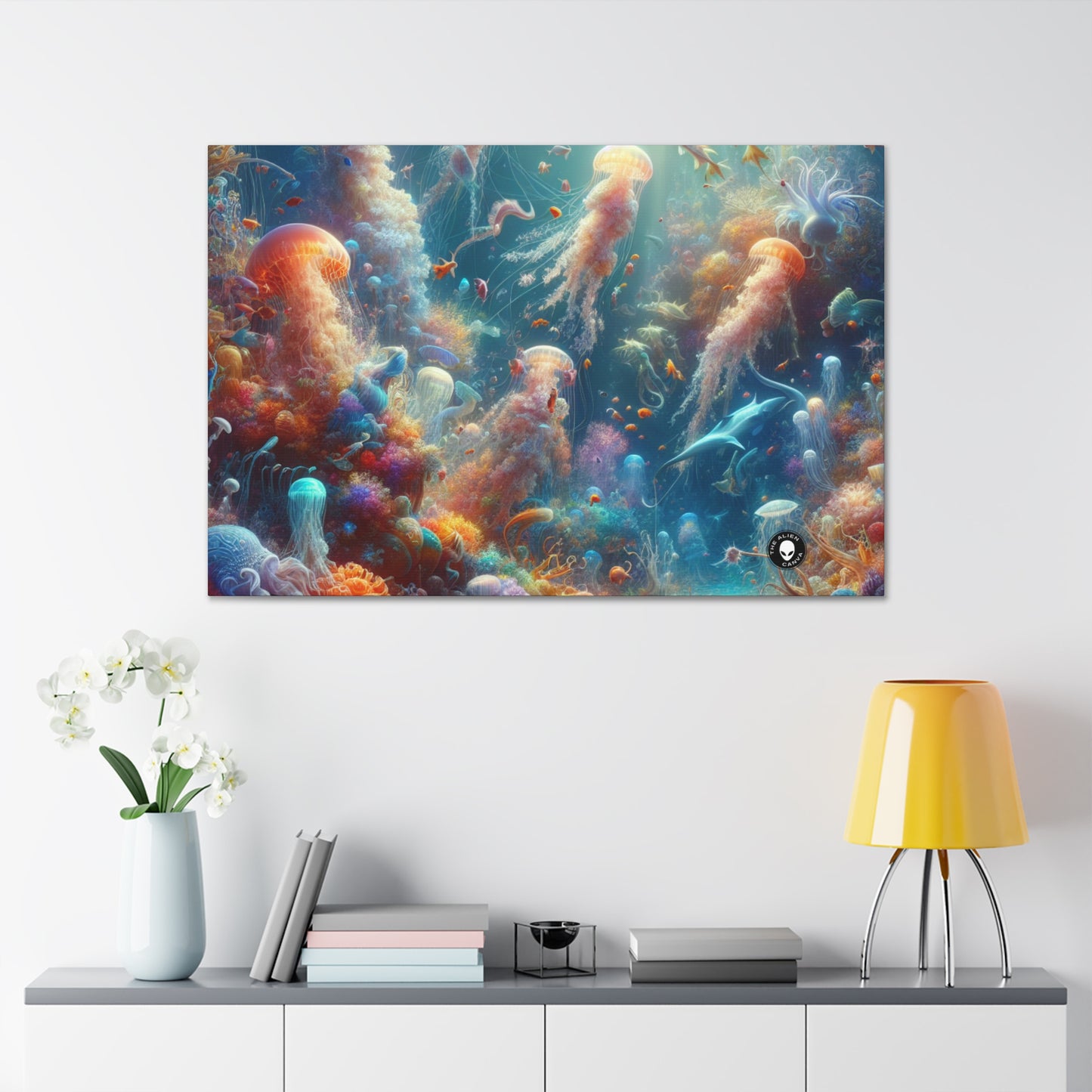 "Enchanted Aquatic Wonderland" - The Alien Canva