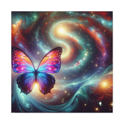 "Galactic Butterfly: A Cosmic Spectacle" - The Alien Canva