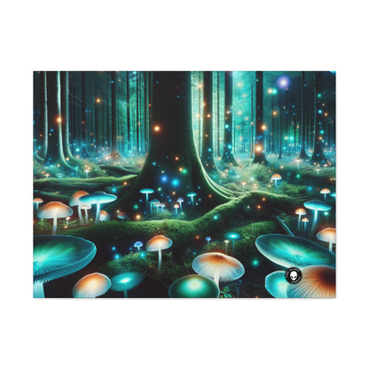 "Enchanted Night in the Fungus Forest" - The Alien Canva