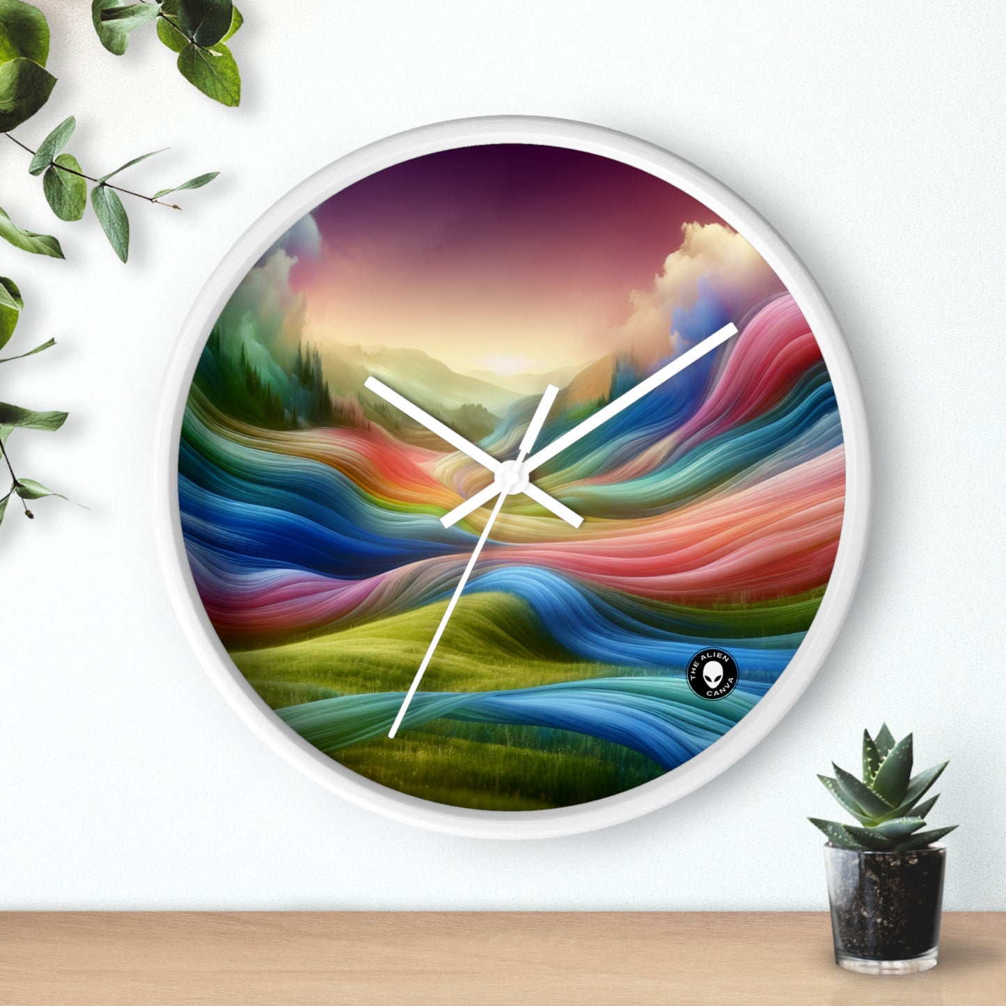 "Emotionally Charged Dreamscape" - The Alien Wall Clock