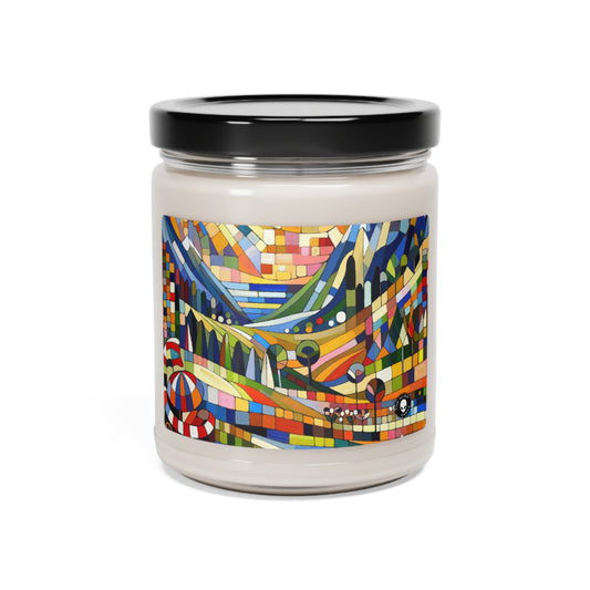 "Picnic Party in the Meadow" - The Alien Scented Soy Candle 9oz Naïve Art
