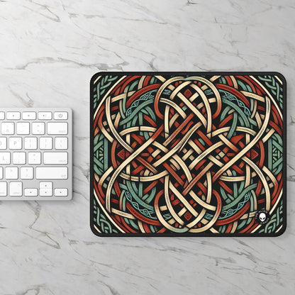 "Majestic Celtic Vision : une œuvre d'art fascinante inspirée des falaises de Moher" - The Alien Gaming Mouse Pad Celtic Art