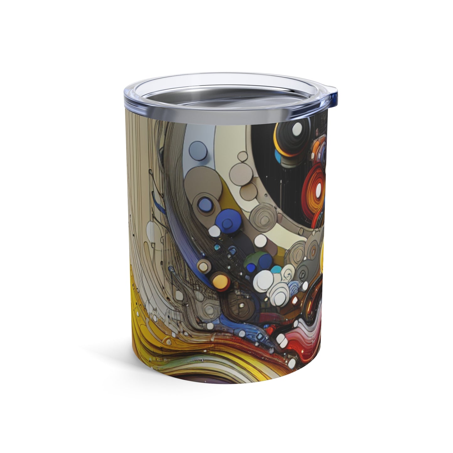 "Caos urbano: un paisaje urbano neoexpresionista" - The Alien Tumbler 10oz Neo-Expressionism