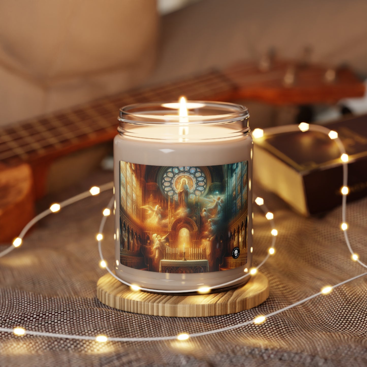 "Harmony of Faith: Divine Unity" - The Alien Scented Soy Candle 9oz Religious Art