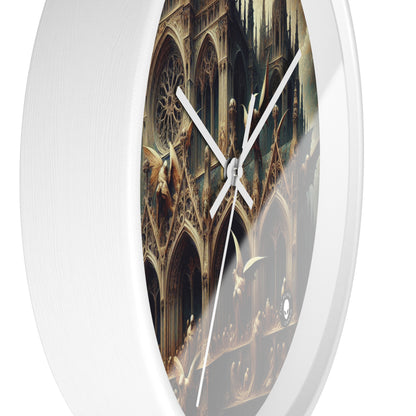 - The Alien Wall Clock Gothic Art