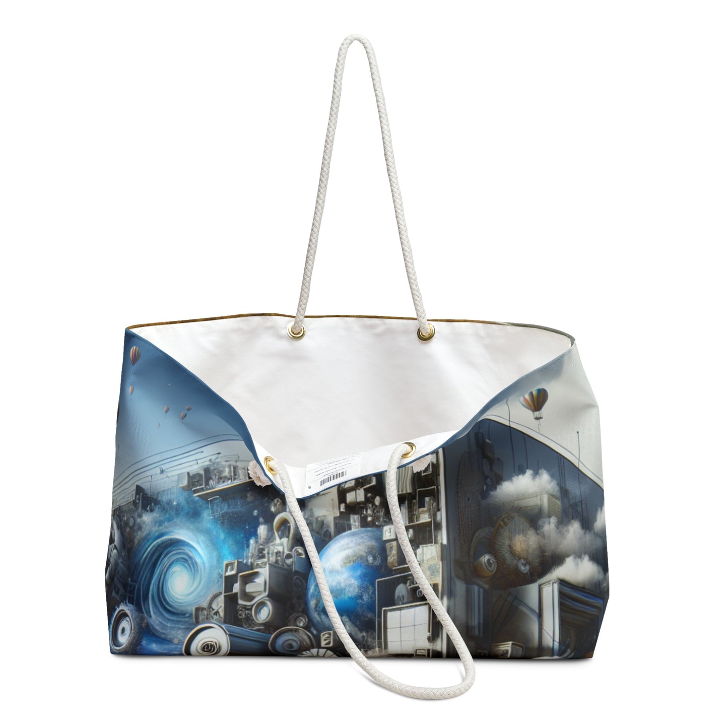 "Symbolic Transformations: Conceptual Realism in Everyday Objects" - The Alien Weekender Bag Conceptual Realism