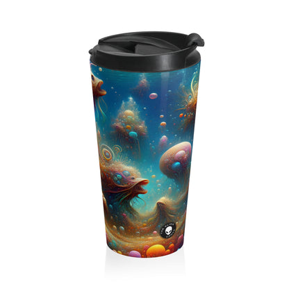 "Enchanting Aquatic Dreamscape" - The Alien Stainless Steel Travel Mug